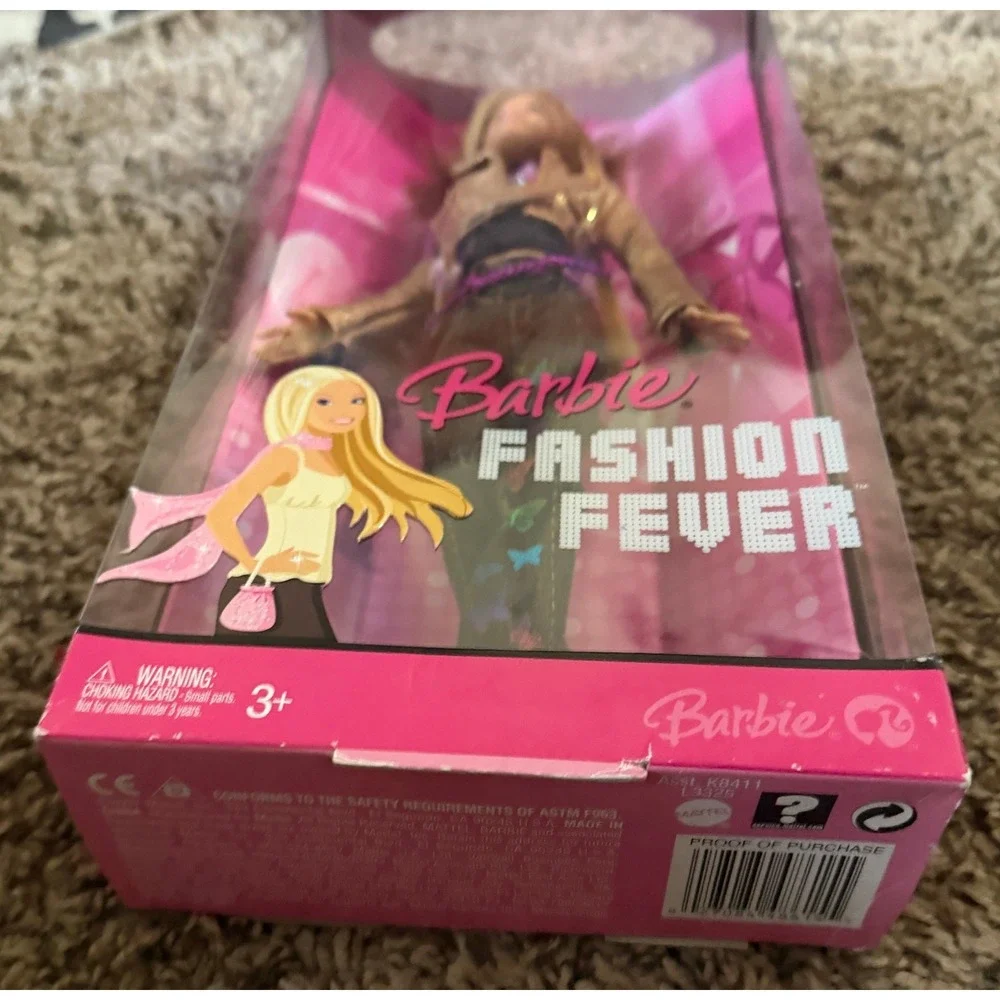 Mattel Barbie Fashion Fever Doll Bronze Metallic Jacket Butterfly Pants NIB
